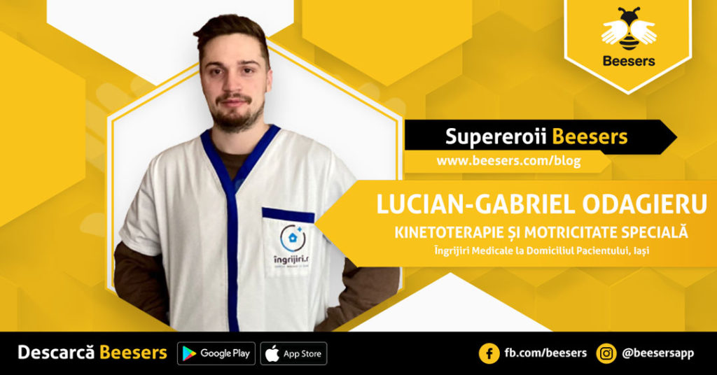 Lucian-Gabriel Odagieru, kinetoterapeut