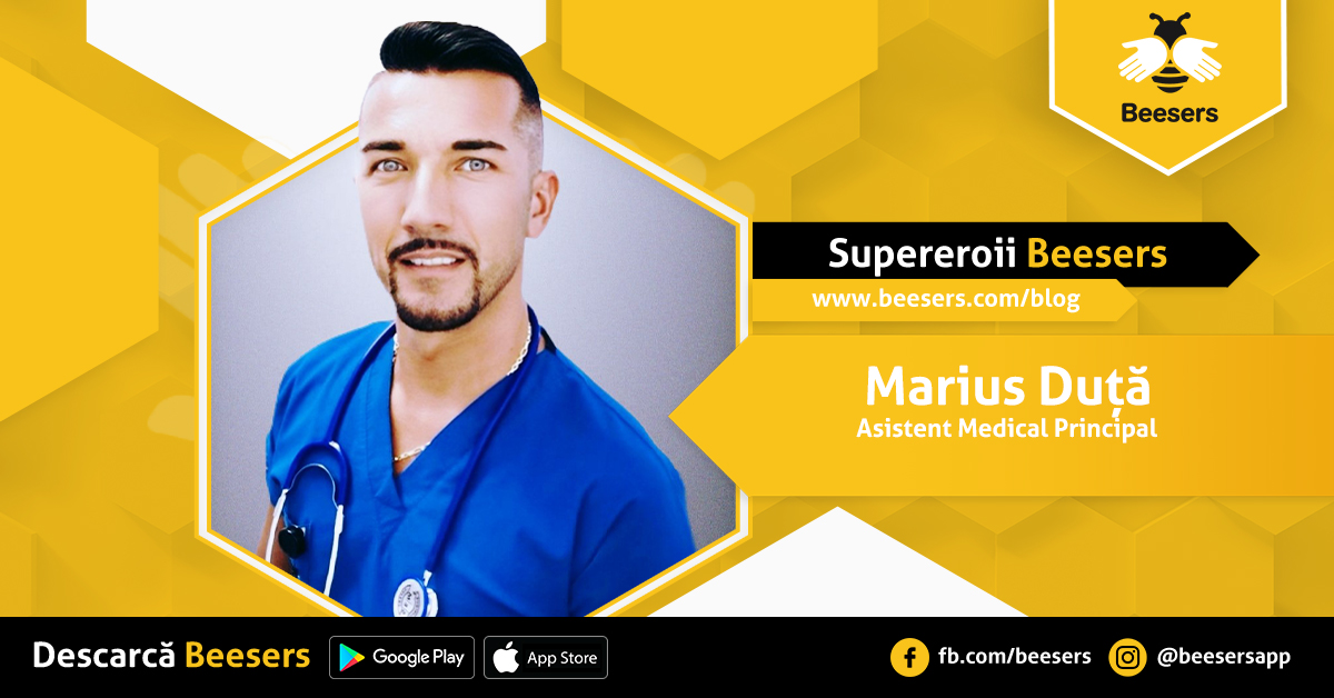 [Supereroii Beesers]: Marius Duță, Asistent medical principal – „Pacienții sunt mai mulțumiți să primească servicii medicale de bază acasă decât la spital”