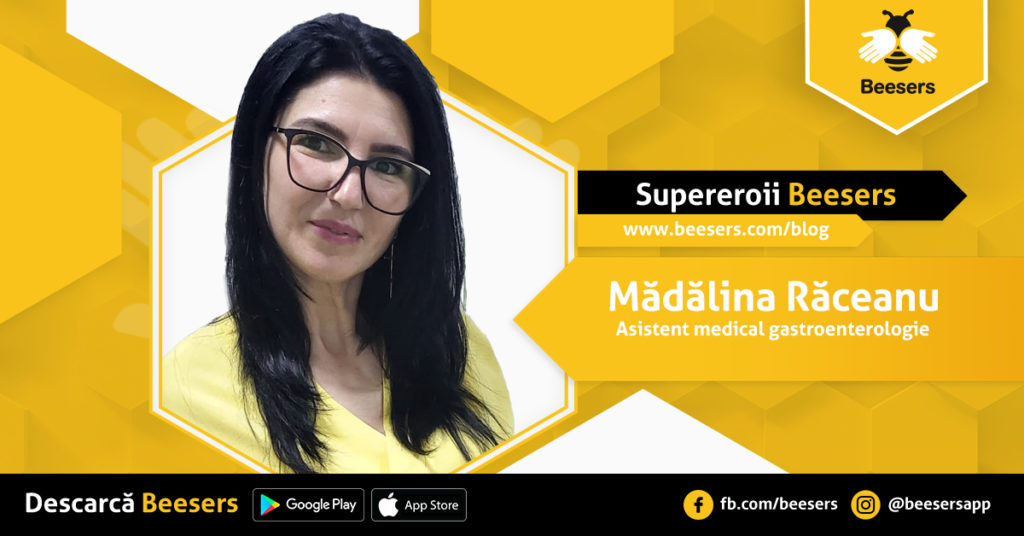 [Supereroii Beesers]: Mădălina Răceanu, Asistent medical Gastroenterologie - "Empatia îi este ingredientul secret în îngrijirea la domiciliu"